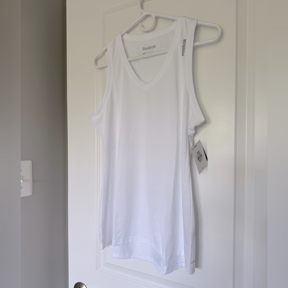 Reebok Women's Speedwick Solid Performance Pure White Tank (M)